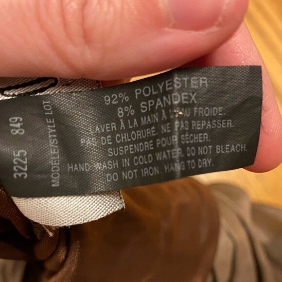 Donna gold/bronze shimmery mid length party dress - Picture 4 of 8